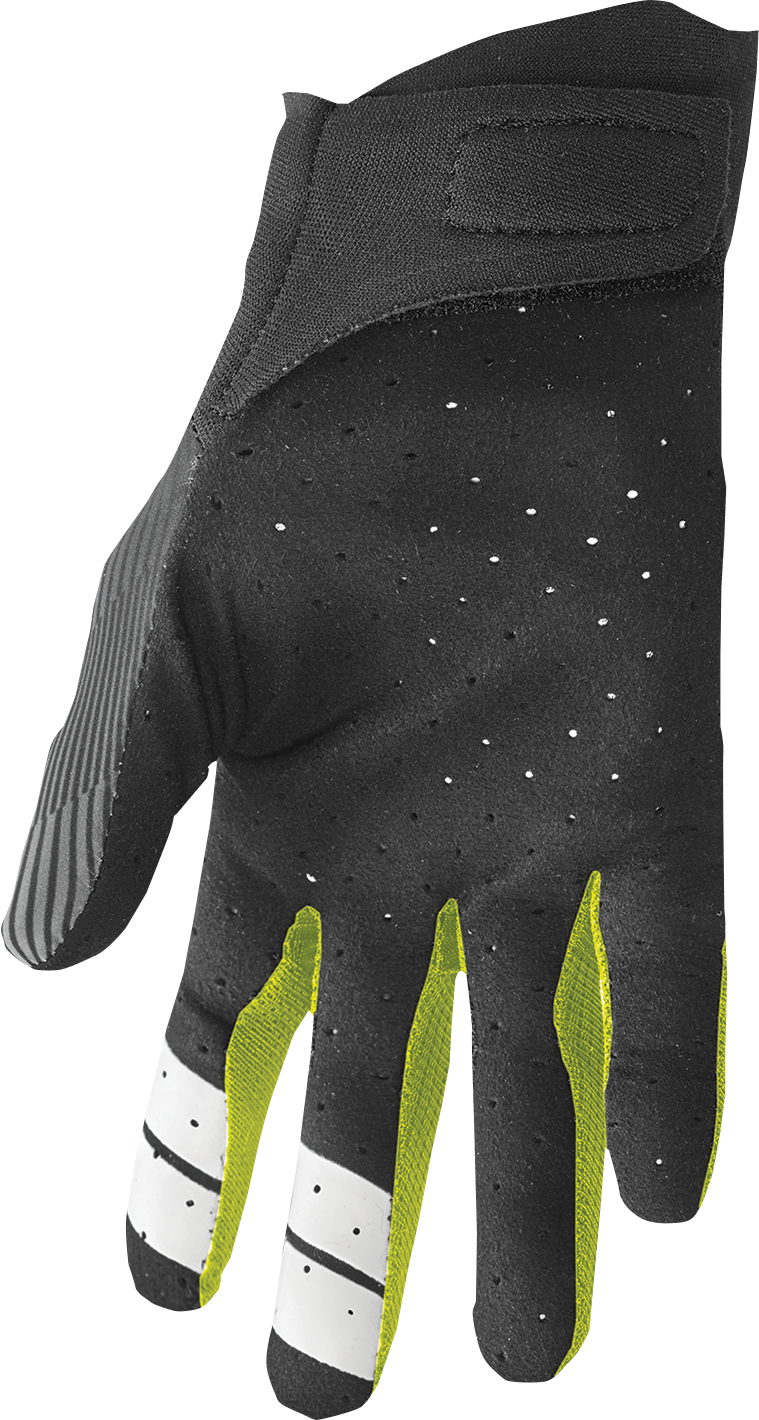 Thor Agile Tech Gloves - Gray/Acid - XL 3330-7205 - Cycle City Outdoors