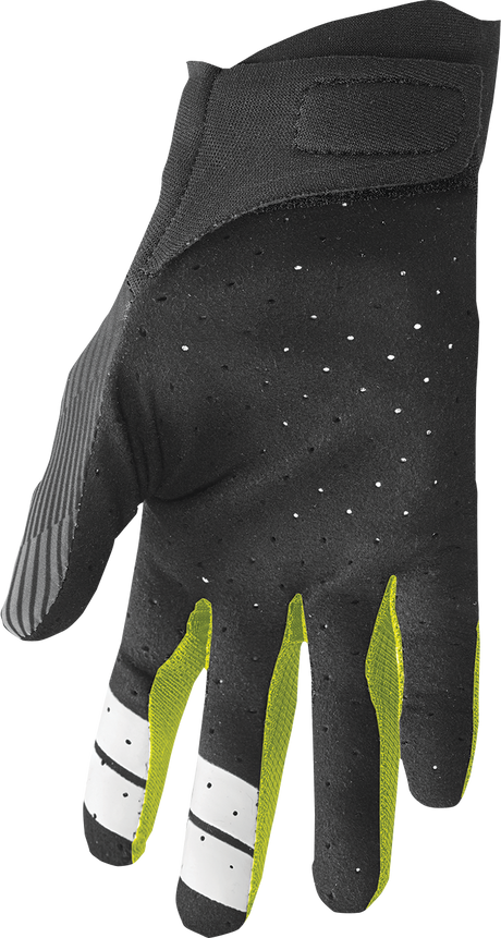 Thor Agile Tech Gloves - Gray/Acid - XL 3330-7205 - Cycle City Outdoors