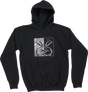 MOOSE RACING Youth Split Personality Hoodie - Black - Medium 3052-0674 - Cycle City Outdoors