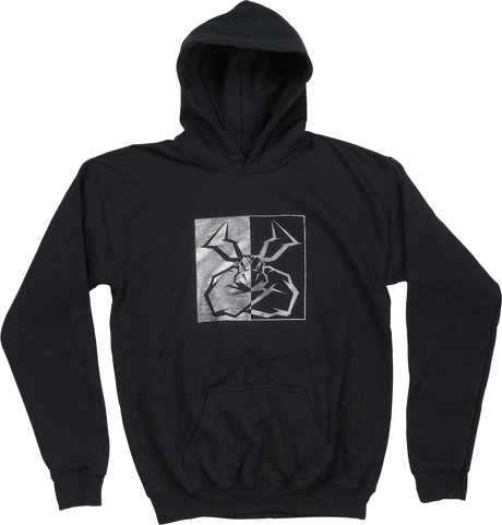 MOOSE RACING Youth Split Personality Hoodie - Black - XL 3052-0676 - Cycle City Outdoors