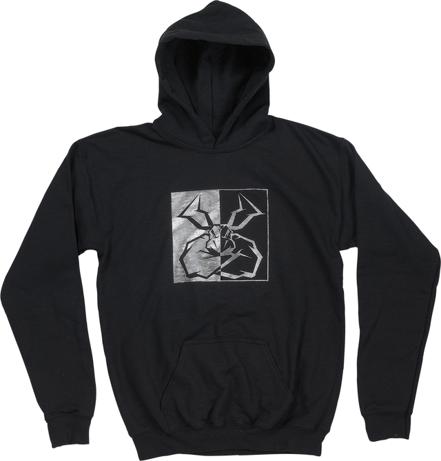 MOOSE RACING Youth Split Personality Hoodie - Black - XL 3052-0676 - Cycle City Outdoors