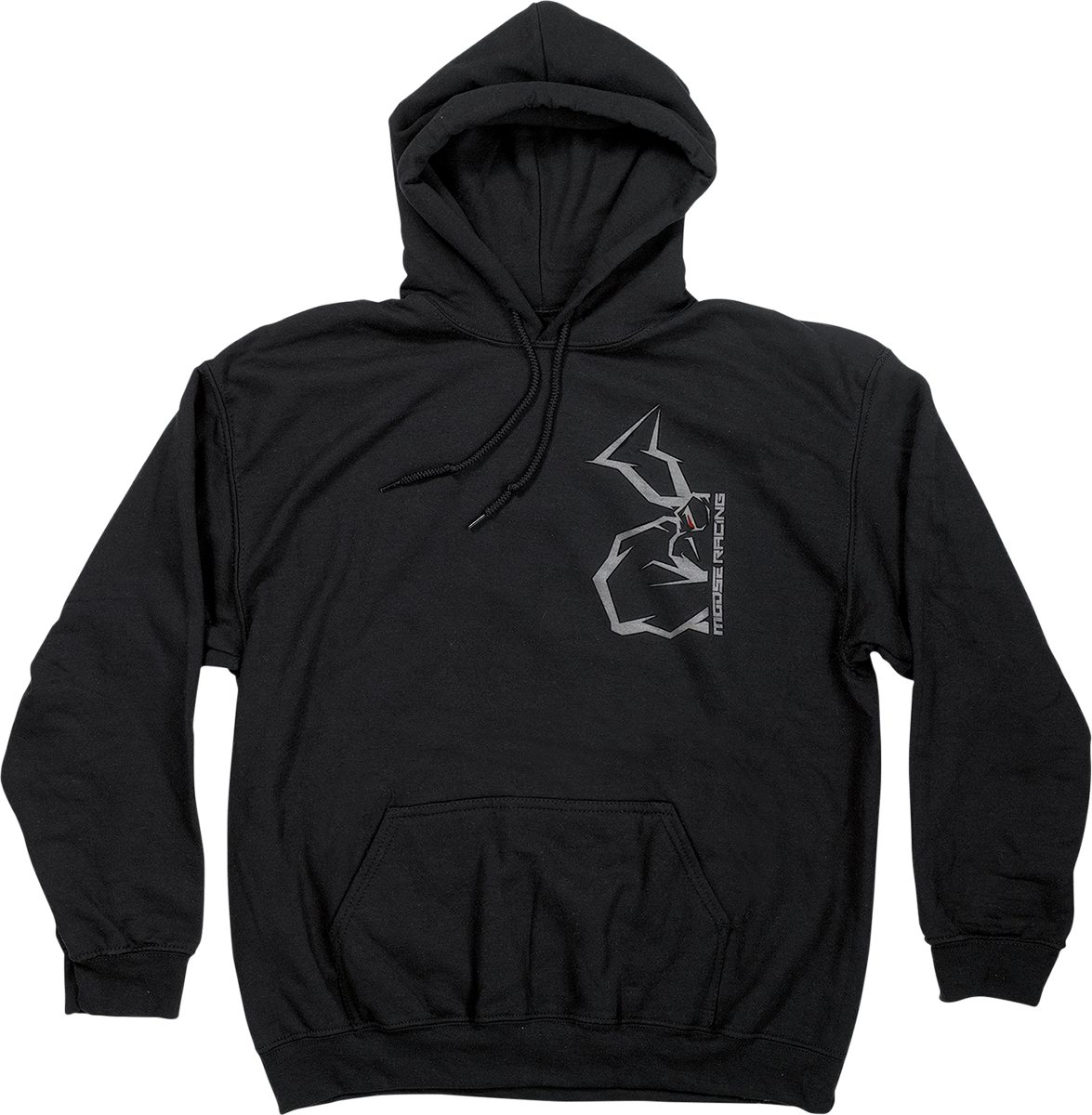 MOOSE RACING Half Agroid Hoodie - Black - Large 3050-6354 - Cycle City Outdoors