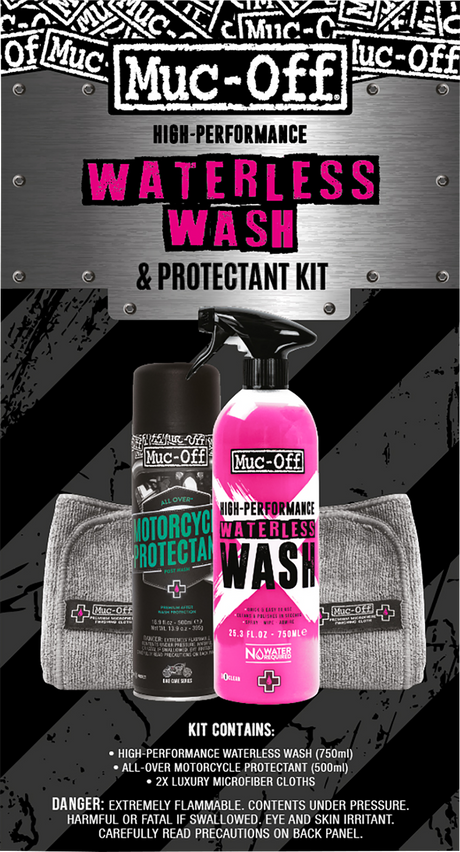 MUC-OFF USA Motorcycle Waterless Wash & Protectant Kit 20029US - Cycle City Outdoors