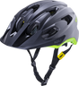 KALI Pace Helmet - Fade - Black/Gray/Fluorescent Yellow - S/M 0221722116 - Cycle City Outdoors