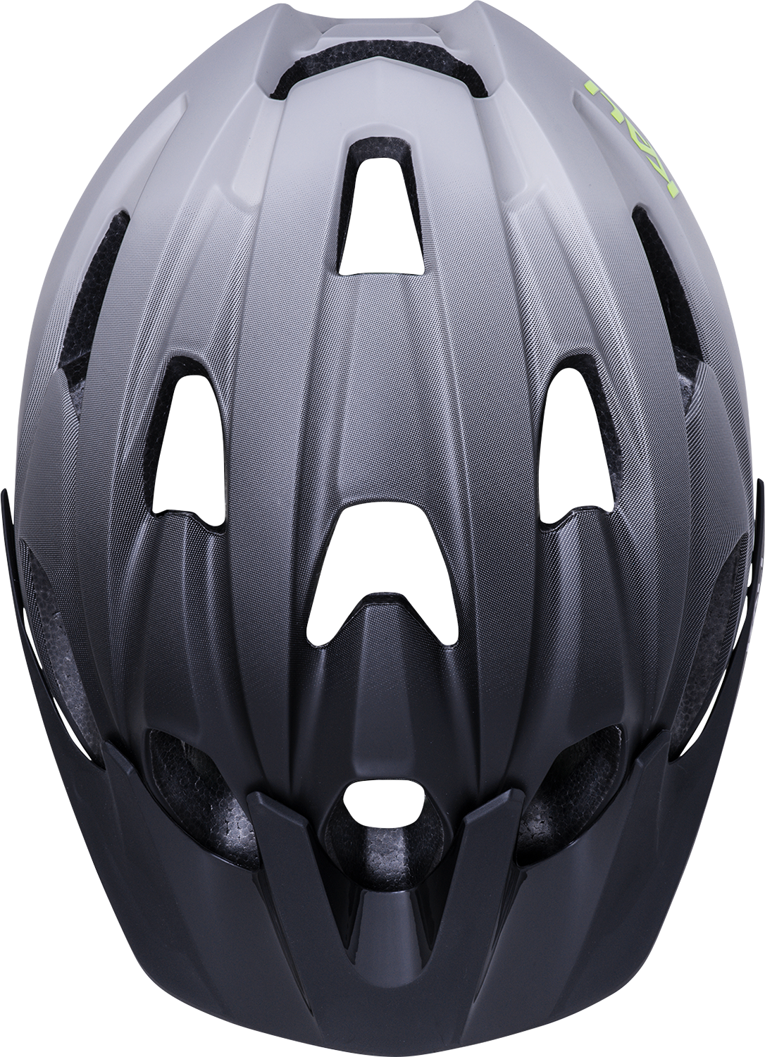 KALI Pace Helmet - Fade - Black/Gray/Fluorescent Yellow - S/M 0221722116 - Cycle City Outdoors