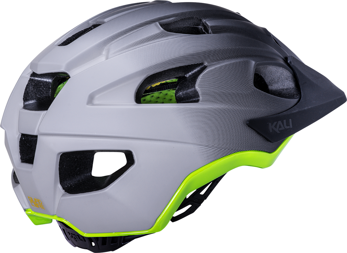 KALI Pace Helmet - Fade - Black/Gray/Fluorescent Yellow - S/M 0221722116 - Cycle City Outdoors