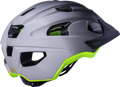 KALI Pace Helmet - Fade - Black/Gray/Fluorescent Yellow - S/M 0221722116 - Cycle City Outdoors