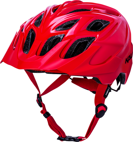 KALI Chakra Solo Helmet - Gloss Red - L/XL 0221222117 - Cycle City Outdoors