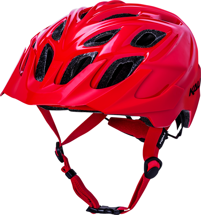 KALI Chakra Solo Helmet - Gloss Red - L/XL 0221222117 - Cycle City Outdoors