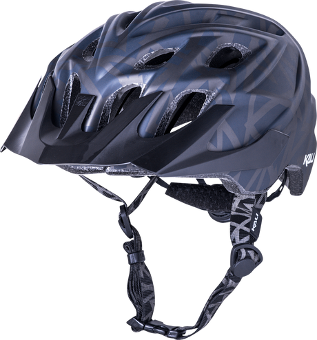 KALI Youth Chakra Plus Helmet - Pyramid - Matte Black 0221421112 - Cycle City Outdoors