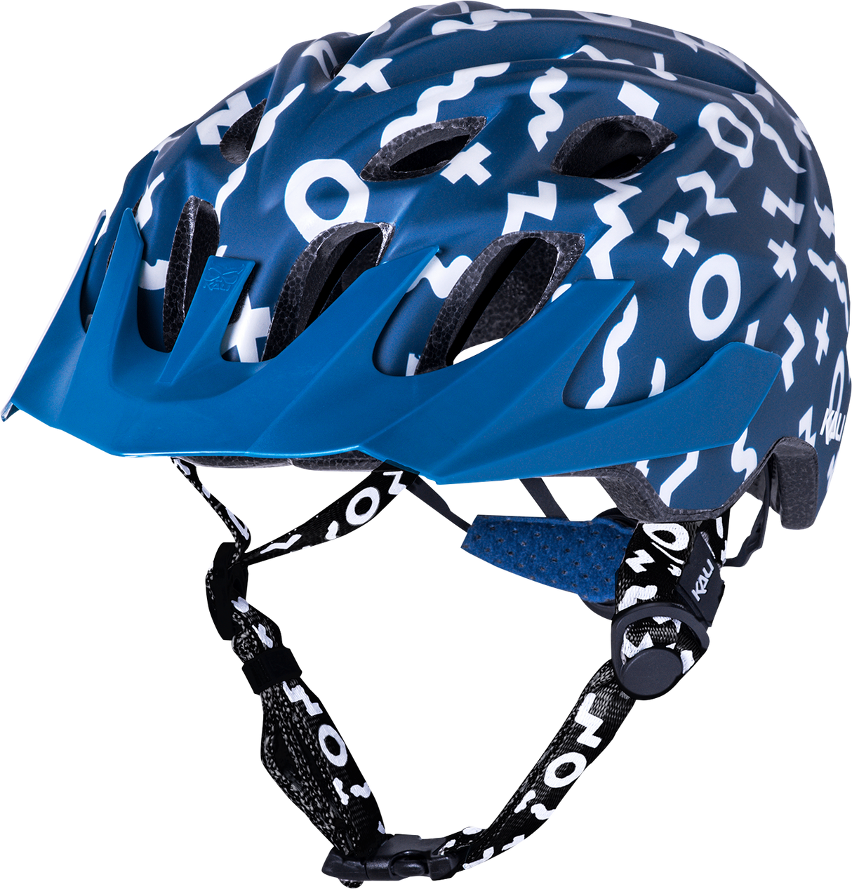 KALI Youth Chakra Plus Helmet - Zwiggles - Matte Teal/White 0221421222 - Cycle City Outdoors