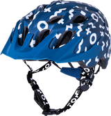 KALI Youth Chakra Plus Helmet - Zwiggles - Matte Teal/White 0221421222 - Cycle City Outdoors