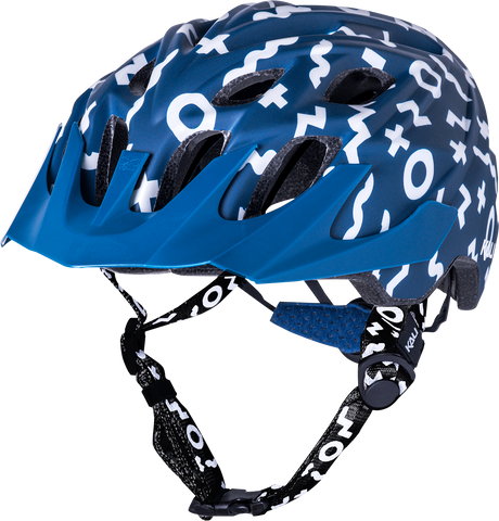 KALI Youth Chakra Plus Helmet - Zwiggles - Matte Teal/White 0221421222 - Cycle City Outdoors