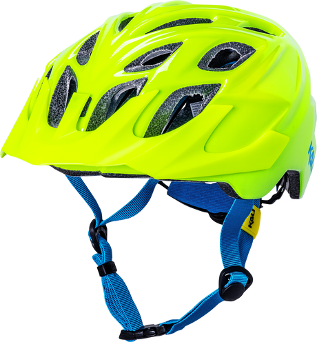 KALI Youth Chakra Helmet - Gloss Neon Yellow 0220922122 - Cycle City Outdoors