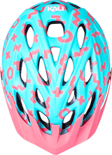 KALI Youth Chakra Plus Helmet - Zwiggles - Matte Seafoam/Salmon 0221421212 - Cycle City Outdoors