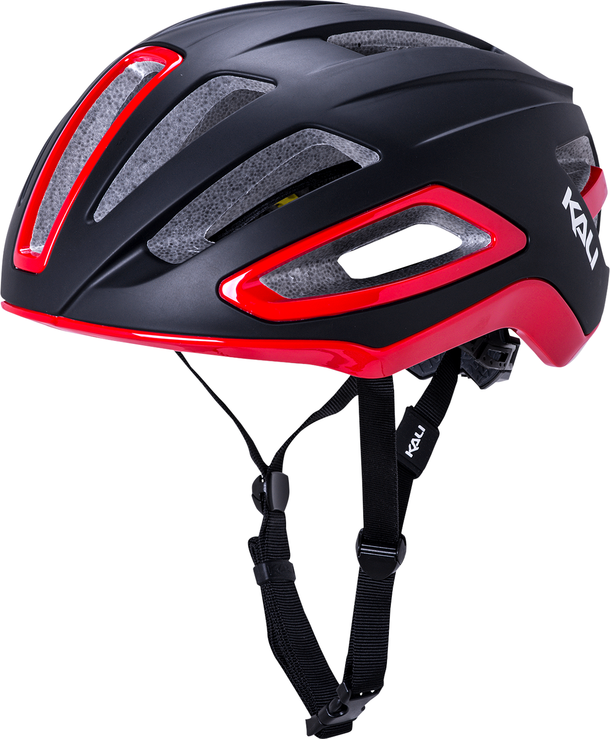 KALI Uno Helmet - Matte Black/Red - S/M 0240921126 - Cycle City Outdoors