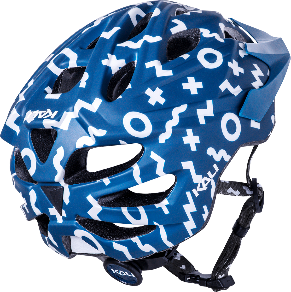 KALI Youth Chakra Plus Helmet - Zwiggles - Matte Teal/White 0221421222 - Cycle City Outdoors