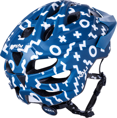 KALI Youth Chakra Plus Helmet - Zwiggles - Matte Teal/White 0221421222 - Cycle City Outdoors