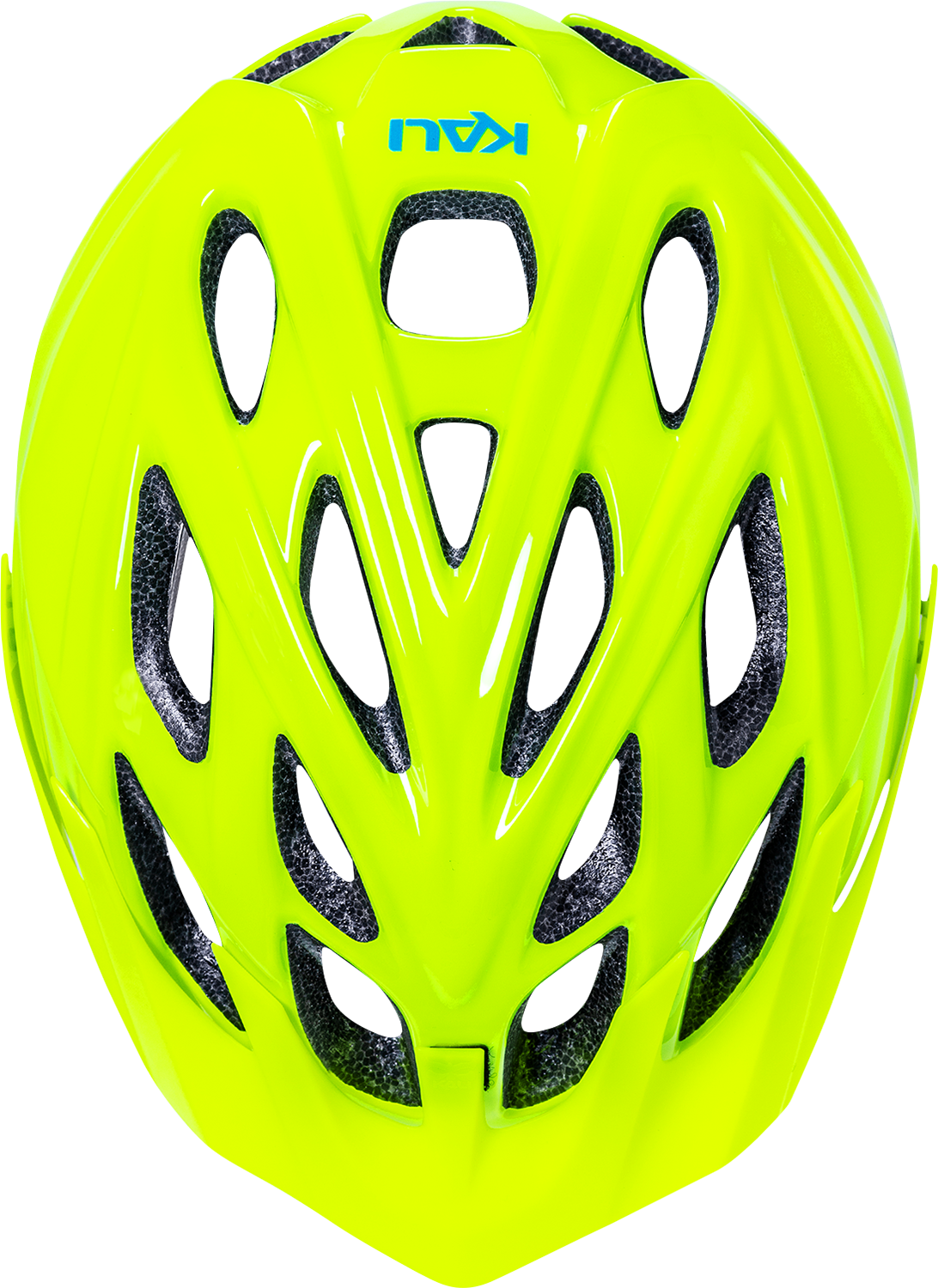 KALI Youth Chakra Helmet - Gloss Neon Yellow 0220922122 - Cycle City Outdoors