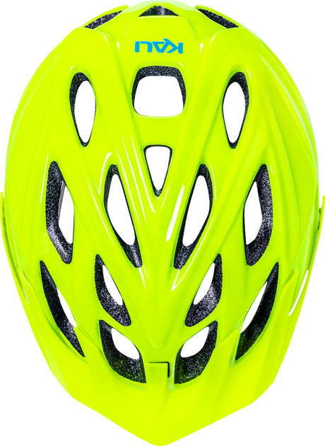 KALI Youth Chakra Helmet - Gloss Neon Yellow 0220922122 - Cycle City Outdoors