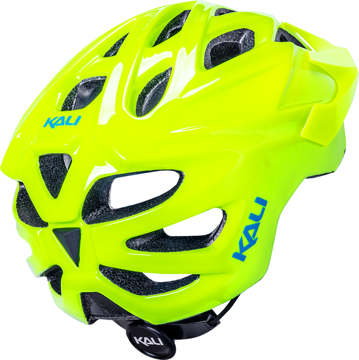 KALI Youth Chakra Helmet - Gloss Neon Yellow 0220922122 - Cycle City Outdoors