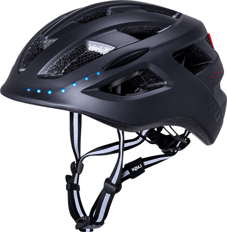 KALI Central Lit Helmet - Matte Black - S/M 0250521216 - Cycle City Outdoors