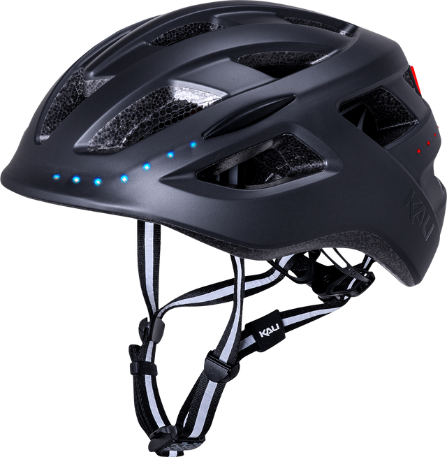 KALI Central Lit Helmet - Matte Black - S/M 0250521216 - Cycle City Outdoors