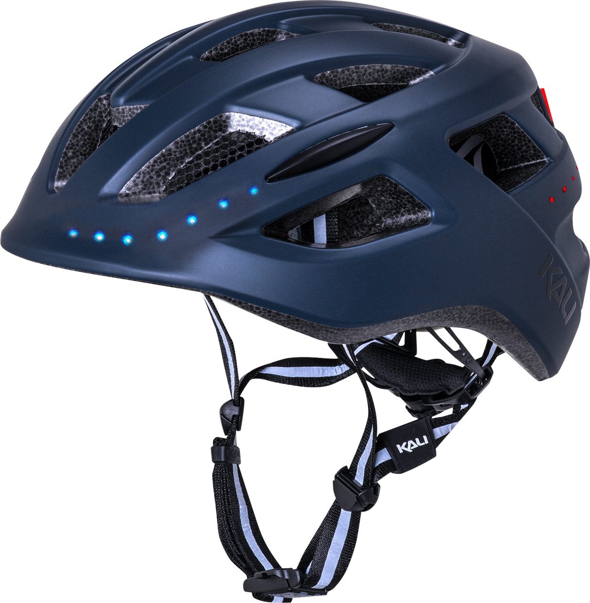 KALI Central Lit Helmet - Matte Navy - L/XL 0250521227 - Cycle City Outdoors