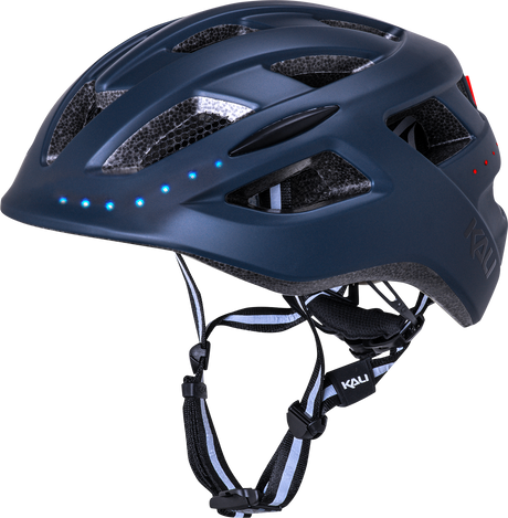 KALI Central Lit Helmet - Matte Navy - L/XL 0250521227 - Cycle City Outdoors