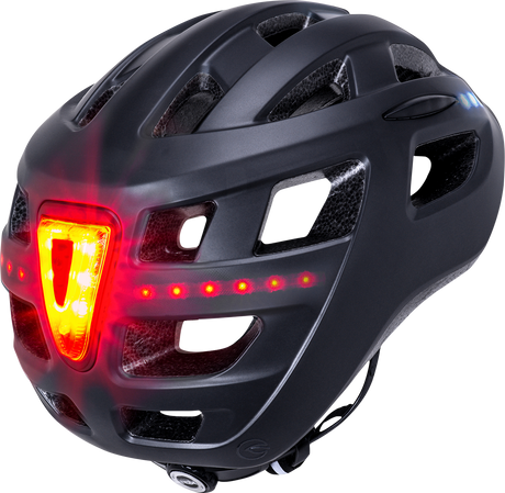 KALI Central Lit Helmet - Matte Black - S/M 0250521216 - Cycle City Outdoors