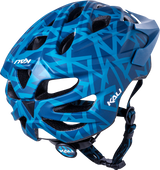 KALI Youth Chakra Plus Helmet - Pyramid - Matte Teal 0221421122 - Cycle City Outdoors