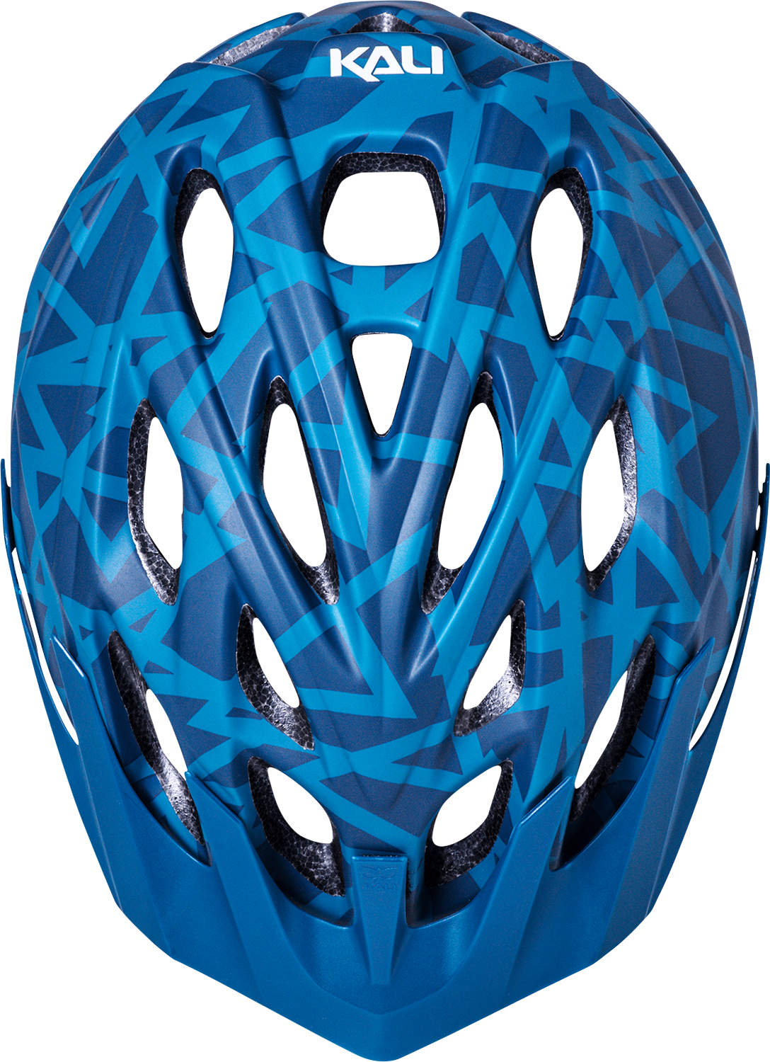 KALI Youth Chakra Plus Helmet - Pyramid - Matte Teal 0221421122 - Cycle City Outdoors