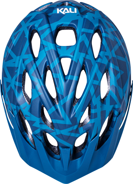 KALI Youth Chakra Plus Helmet - Pyramid - Matte Teal 0221421122 - Cycle City Outdoors