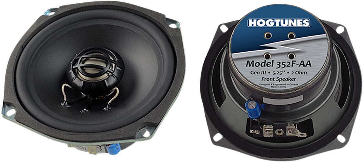 Hogtunes - Speakers - Front - 2ohm 352F-AA - Cycle City Outdoors