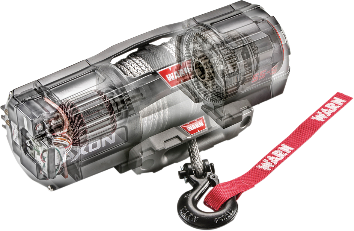 WARN AXON 55-S Winch - Synthetic Rope 101150