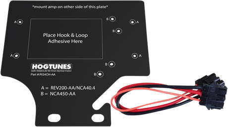 Hogtunes - Amplifier Mounting Plate - '98-'13 Road Glide RG4CH-AA - Cycle City Outdoors