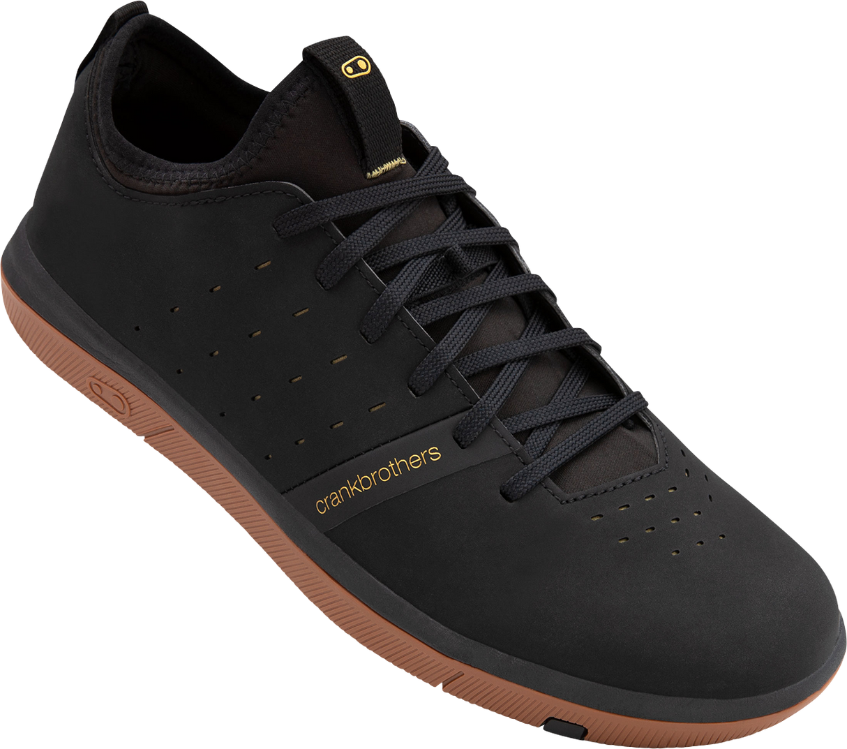 CRANKBROTHERS Stamp Street Fabio Lace Shoes - Black/Gold - US 9 SSL11080F090 - Cycle City Outdoors