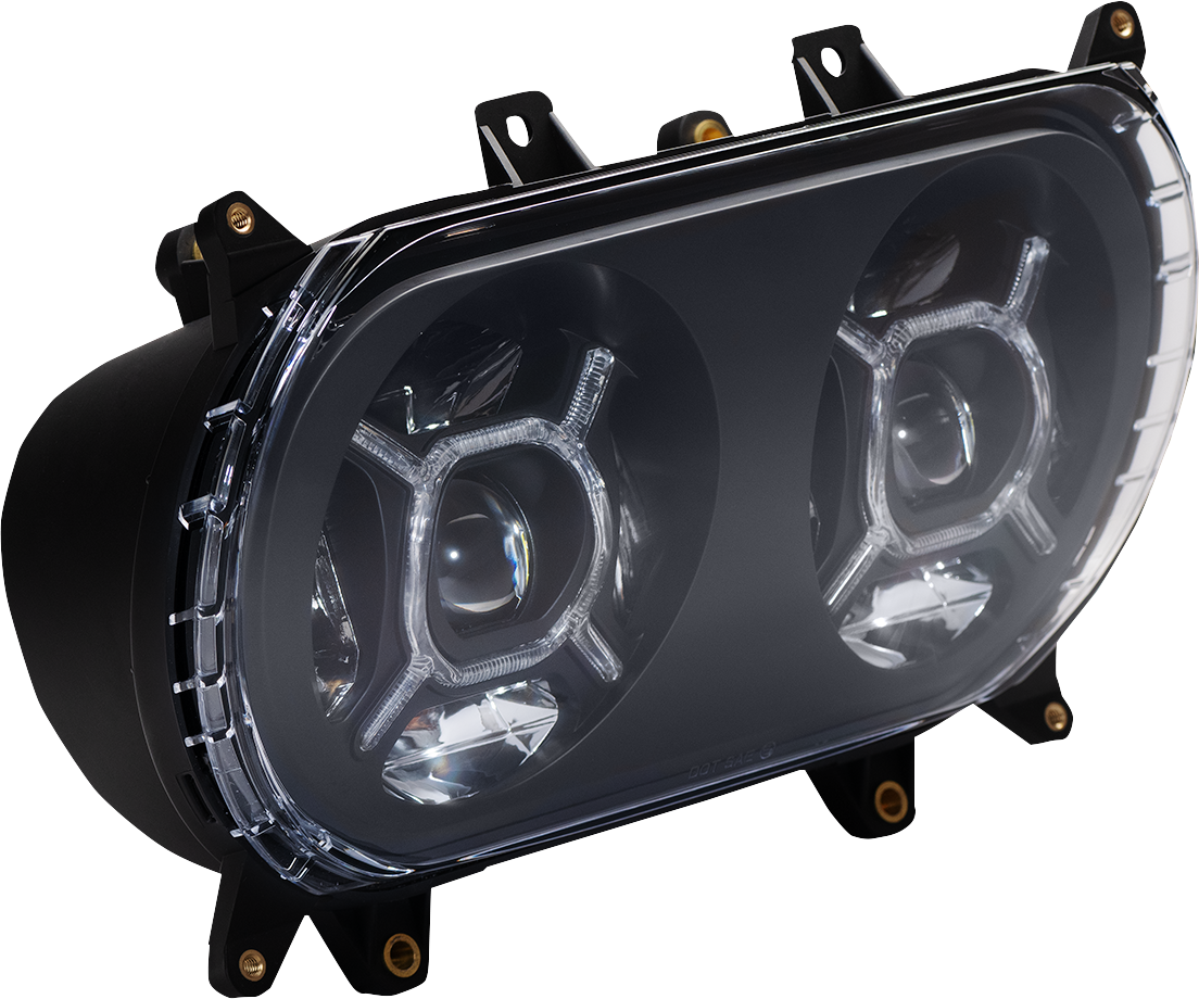 Custom Dynamics LED Headlight - Black - Road Glide CD-RG-H-B - Cycle City Outdoors