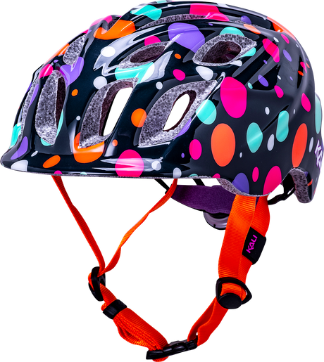 KALI Child Chakra Lighted Helmet - Confetti - Gloss Teal - XS 0221022134 - Cycle City Outdoors