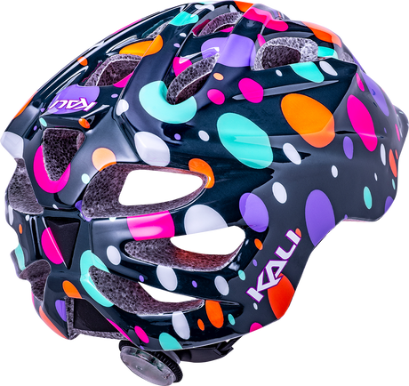 KALI Child Chakra Lighted Helmet - Confetti - Gloss Teal - XS 0221022134 - Cycle City Outdoors