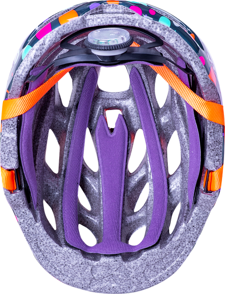 KALI Child Chakra Lighted Helmet - Confetti - Gloss Teal - XS 0221022134 - Cycle City Outdoors