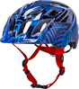 KALI Child Chakra Lighted Helmet - Jungle - Gloss Blue - Small 0221022225 - Cycle City Outdoors