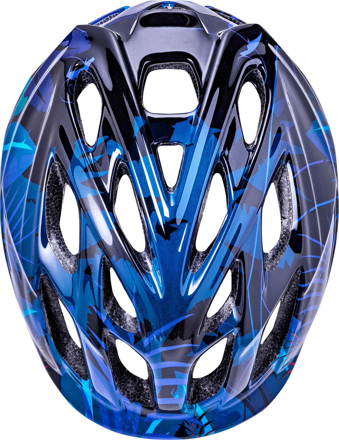 KALI Child Chakra Lighted Helmet - Jungle - Gloss Blue - Small 0221022225 - Cycle City Outdoors