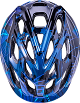 KALI Child Chakra Lighted Helmet - Jungle - Gloss Blue - Small 0221022225 - Cycle City Outdoors