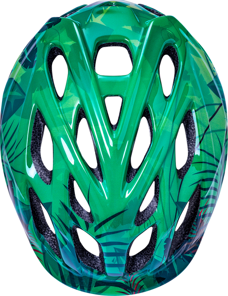 KALI Child Chakra Lighted Helmet - Jungle - Gloss Green - XS 0221022214 - Cycle City Outdoors