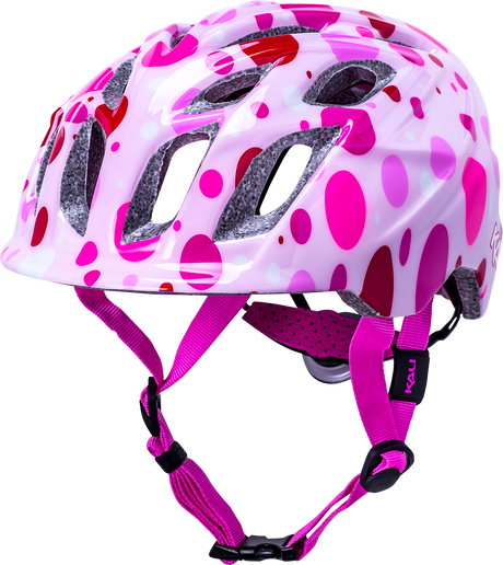 KALI Child Chakra Lighted Helmet - Confetti - Gloss Pink - XS 0221022124 - Cycle City Outdoors