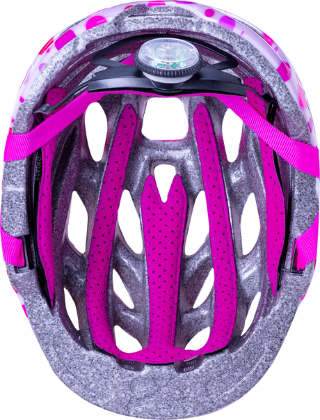 KALI Child Chakra Lighted Helmet - Confetti - Gloss Pink - XS 0221022124 - Cycle City Outdoors