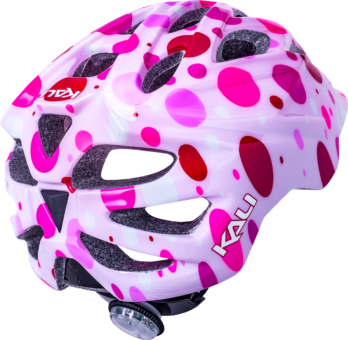 KALI Child Chakra Lighted Helmet - Confetti - Gloss Pink - XS 0221022124 - Cycle City Outdoors