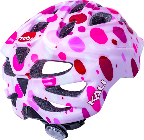 KALI Child Chakra Lighted Helmet - Confetti - Gloss Pink - XS 0221022124 - Cycle City Outdoors