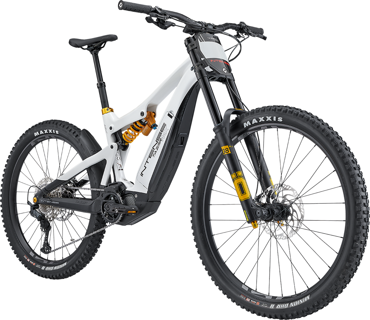 INTENSE Tazer MX Carbon E-Bike - Pro Build - White - S/M 23ZCE7MXPMWHTFJ - Cycle City Outdoors